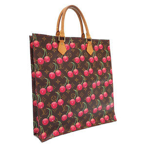 Louis Vuitton Tote Cherry Bag Plat Sac Monogram